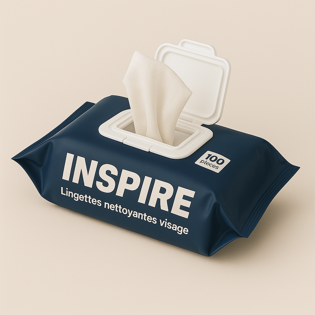 INSPIRE™ Lingettes nettoyantes visage